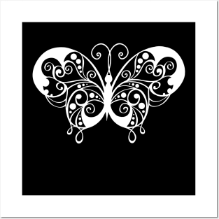 butterfly vector art Posters and Art